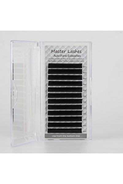 Master Lashes Ipek Kirpik Auto-fan Çek Bırak Kolay Volüm 0,07c-13mm