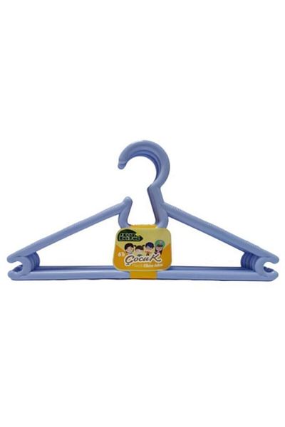 OMAK 24 Pieces Baby And Kids Clothes Hangers Blue
