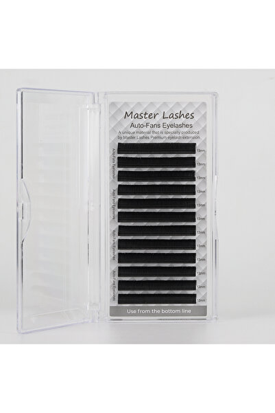 Master Lashes Ipek Kirpik Auto-fan Çek Bırak Kolay Volüm 0,07d-13mm