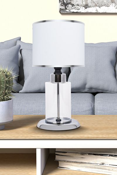 MINIMAL ETICARET VE BILGI TEKNOLOJILERI Harmony Silver Mini Glass Lampshade