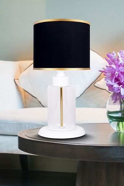 MINIMAL ETICARET VE BILGI TEKNOLOJILERI Harmony White Contrast Mini Glass Lampshade