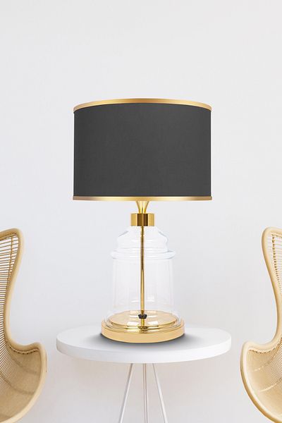 MINIMAL ETICARET VE BILGI TEKNOLOJILERI Royce Gold Glass Lampshade
