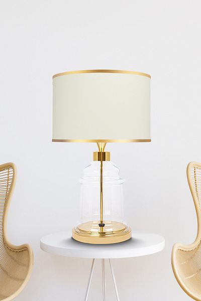 MINIMAL ETICARET VE BILGI TEKNOLOJILERI Royce Gold Glass Lampshade