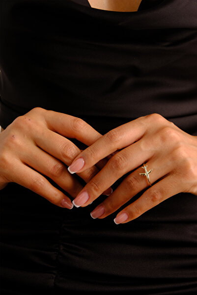 LİLAK KUYUMCULUK 14 Ayar Altın Uçak Yüzük