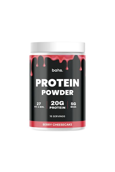 Bahs 16 Serve Protein Powder - Berry Cheesecake - 464gr