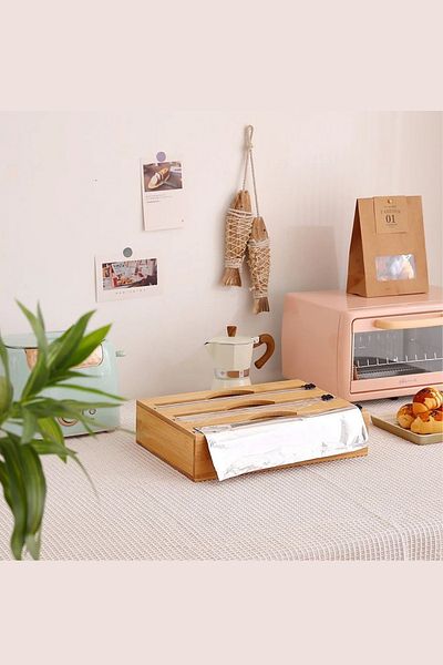NEWNOW Bamboo Stretch and Foil Cutter, Bamboo Stretch and Foil Cutter 3 τμημάτων