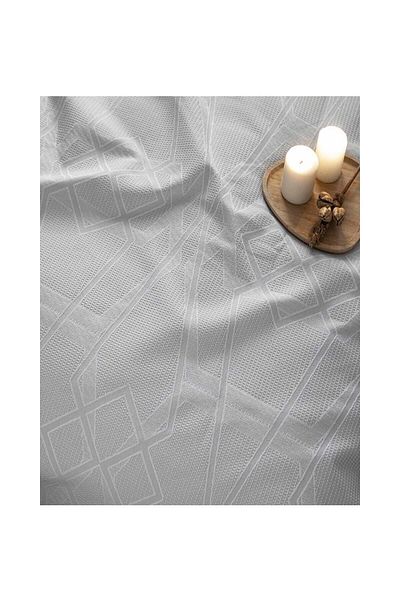 Taç Parker Jacquard Double Pique Set with Gray Elastic