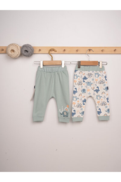Rise Raba Baby Cotton Printed Elastic Leg Set of 2 Single Bottoms 3-18 Months