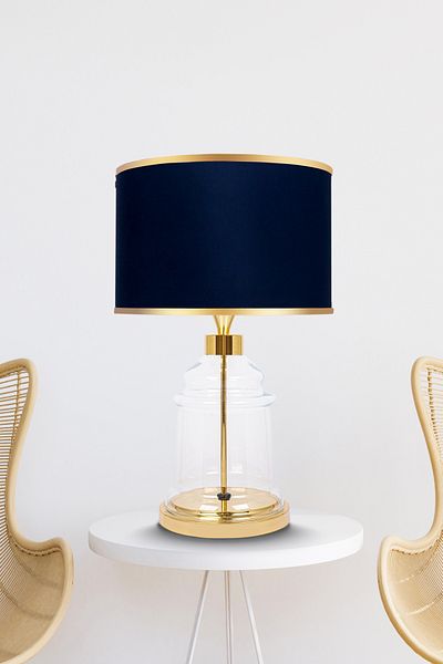 MINIMAL ETICARET VE BILGI TEKNOLOJILERI Royce Gold Glass Lampshade