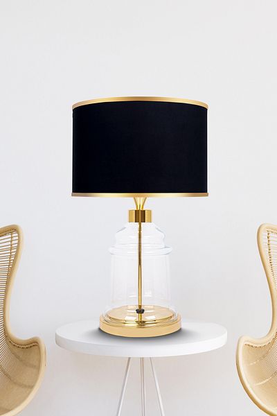MINIMAL ETICARET VE BILGI TEKNOLOJILERI Royce Gold Glass Lampshade