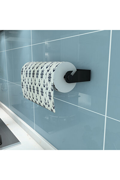 Metallica Concept حامل ورق المناشف المعدني المقاوم للصدأ باللون الأسود من Ged...