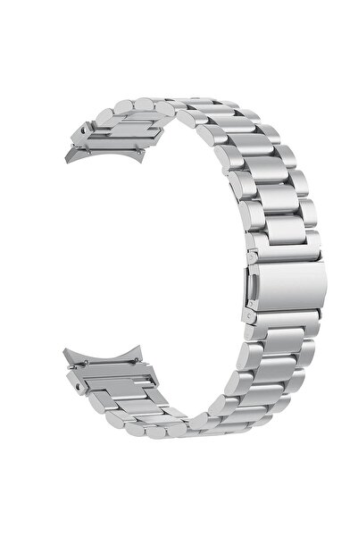 Microsonic Samsung Galaxy Watch 6 44mm Solid Steel Kordon Gümüş