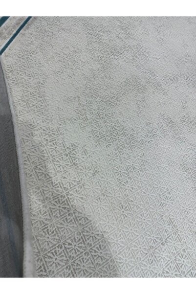 FLORA HALI Flora Halı Su Yeşili Turkuaz Spor Desenli Triko Akrilik Halı