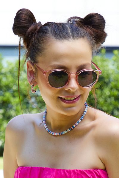 By Harmony Bh 2180 Pink Unisex Sunglasses
