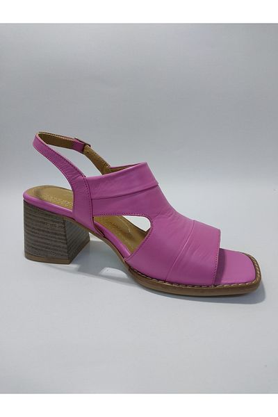 Mira Deri GENUINE LEATHER THICK HEEL CLASSIC WOMEN SHOES