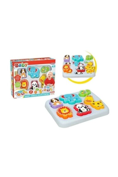 Neler Geldi Neler لعبة ألغاز تعليمية للأطفال على شكل حيوانات لطيفة مكونة من 7...