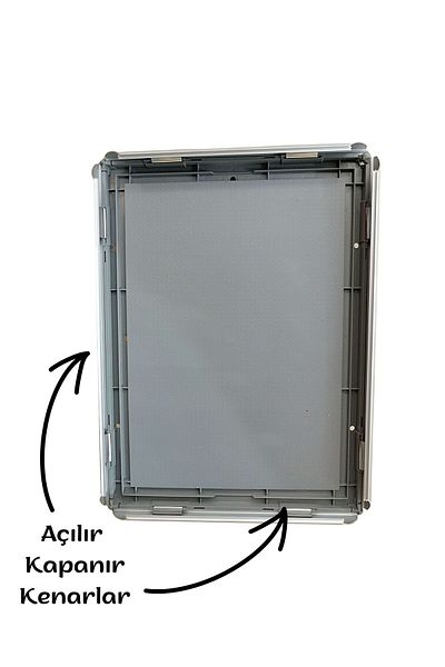 Özfiliz Mağaza Ekipmanları Aluminum Frame and Board with Openable Edges Frame Banner Frame Poster Frame