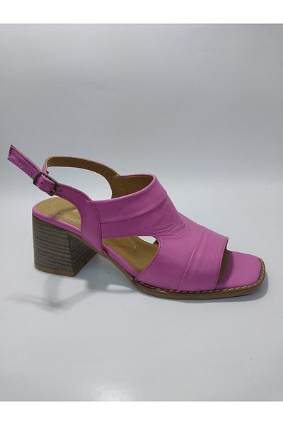 Mira Deri GENUINE LEATHER THICK HEEL CLASSIC WOMEN SHOES