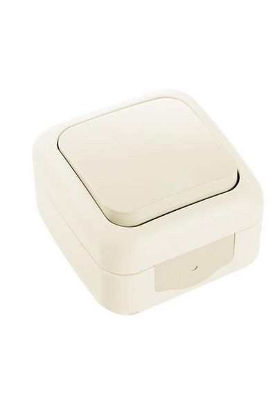 VİKO Palm Tree Surface Mounted Switch - White Outdoor Humidifier Switch