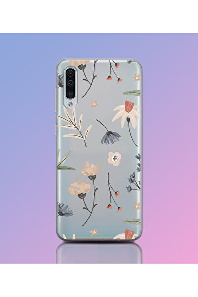 Caseji Samsung Galaxy A50 Uyumlu Premium Kalite Baskılı Esnek Şeffaf Kılıf