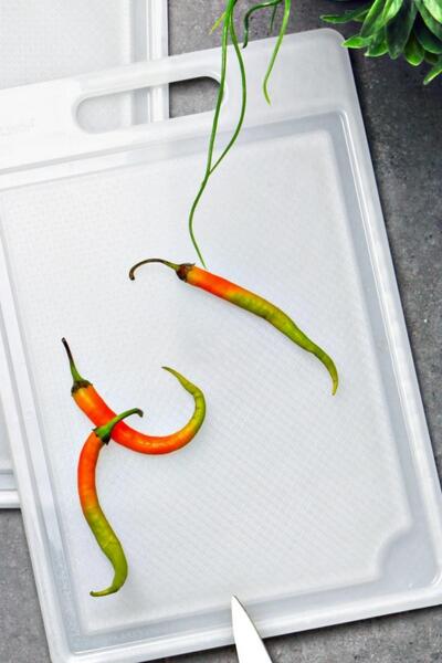 Nandy Home Set of 4 Antibacterial Non-Slip Cutting Board - Luxury Cutting Chopping Board 4 Sizes