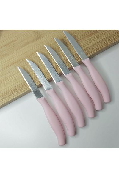 Tujo Knives Σετ μαχαιριών κοπής φρούτων και λαχανικών 6 τεμαχίων από ανοξείδωτο ατσάλι