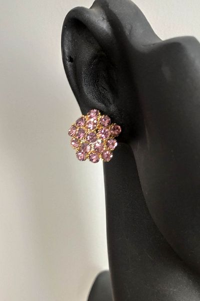 Gunbaz Women's Stoned Evening Dress Earrings