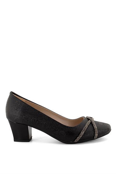 Ayakkabı Fuarı Elite Mst734T Women's Heeled Shoes Black