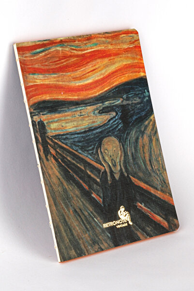 retronote Vintage Serisi 9 - Edward Munch - The Scream, 1893 - Çizgisiz - 96 ...