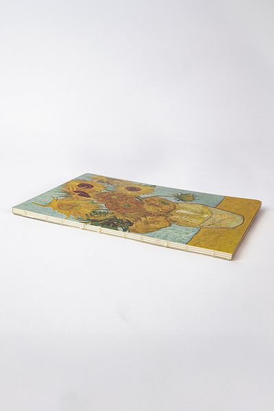retronote Vintage Series 5 - Van Gogh - Vase With Twelve Sunflowers, 1888 - Unlined - 96 Pages - 14,8x21cm