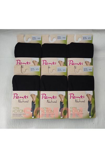 Penti Чорапи за панталони Extra Cotton (PENTI COTTON BELOW KNEE SOCKS) 6 броя