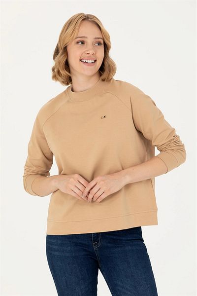 U.S. Polo Assn. Дамски суичър с кръгла яка