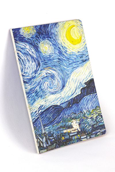 retronote سلسلة Vintage 2 - فان جوخ - The Starry Night، 1889 - غير مبطنة - 96 صفحة - 14.8x21 سم