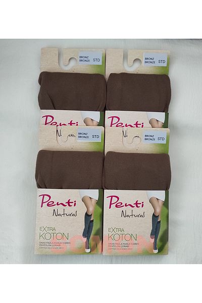 Penti Extra Koton Παντελόνι Κάλτσες (PENTI ΒΑΜΒΑΚΙ ΚΑΛΤΣΕΣ ΚΑΤΩ ΤΟ ΓΟνατο) 4 ΤΕΜΑΧΙΑ