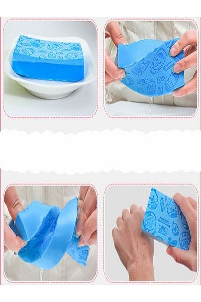 Özasya AVM Bath Scrub Body Shower Sponge Extra Soft Magic Body Massage Brush Shower Bath Washcloth