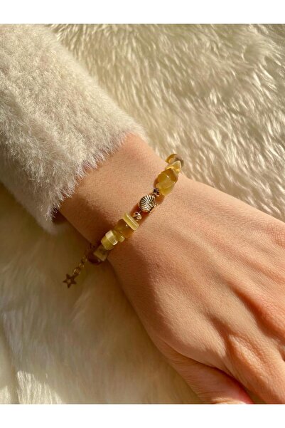 Beykan handmade سوار سلسلة الحجر الطبيعي صدف السترين