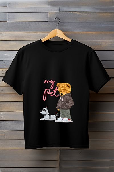 ADA BEBEK ÇOCUK Základní tričko s potiskem My Dog Bear