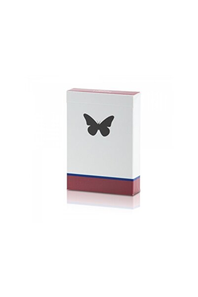OyuncaklarÜlkesi Cartamundi Butterfly v2 Red Stripper Marked Playing Card Car...