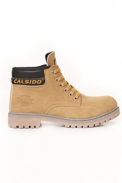 lord's ayakkabı Cizme unisex cu talpă din cauciuc galben-miere rezistente la apă