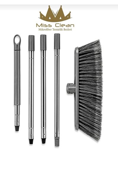 alltheclean MissClean Professional General Cleaning Brush Set 120 Cm Stainless Handle