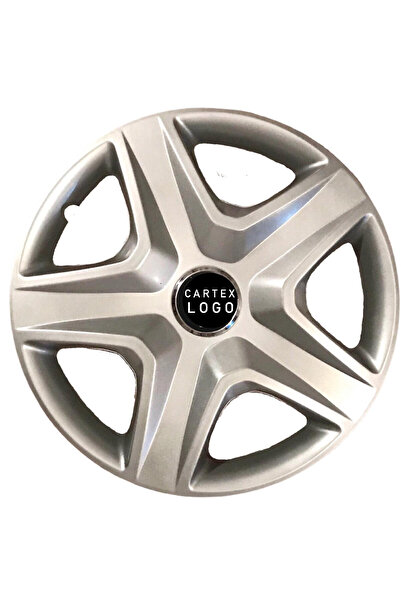 Cartex Renault Symbol 15'' Inç Gri 4lü Set Jant Kapağı Çelik Görünümlü