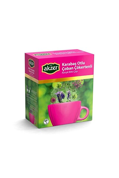 Akzer Karabaş Otlu Çay 60lı Süzen Poşet Çay