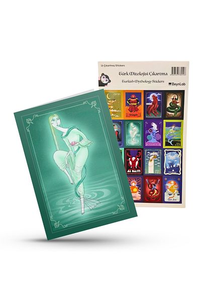 Beynlab Fairy A5 Notebook And Mythology Sticker