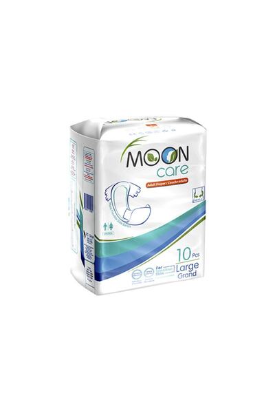 MOONCARE Adult Diapers with Waistband - Large - 10 Pieces