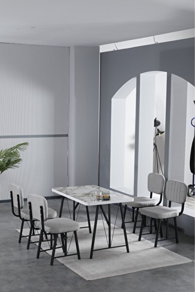 Mygusi Hayat 70x110cm Sabit Efes Mutfak Masası, Mutfak Masası Takımı, Yemek M...