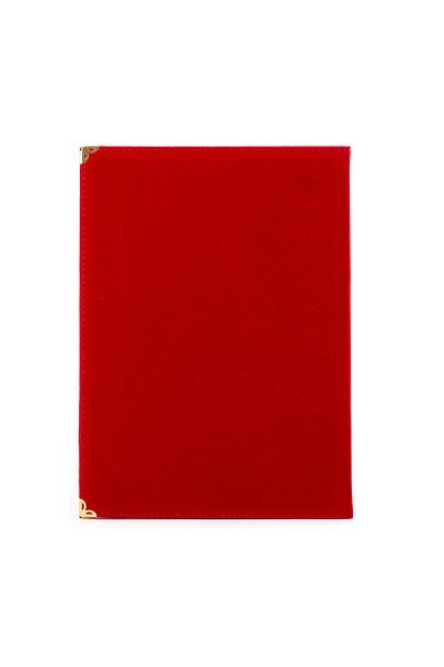 ankara menü A4 velvet Certificate Case Diploma Leather Velvet Suede diploma case file