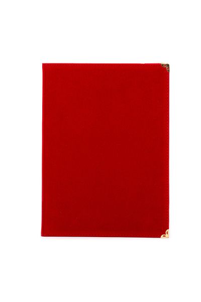 ankara menü A4 velvet Certificate Case Diploma Leather Velvet Suede diploma case file