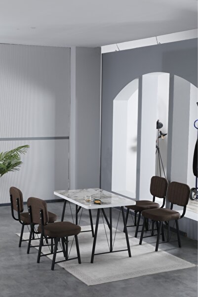 Mygusi Hayat 70x110cm Sabit Efes Mutfak Masası, Mutfak Masası Takımı, Yemek M...