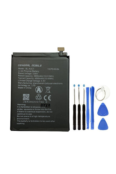 AXYA General Mobile GM20 Pil Batarya BL-A3CT+Tamir Seti