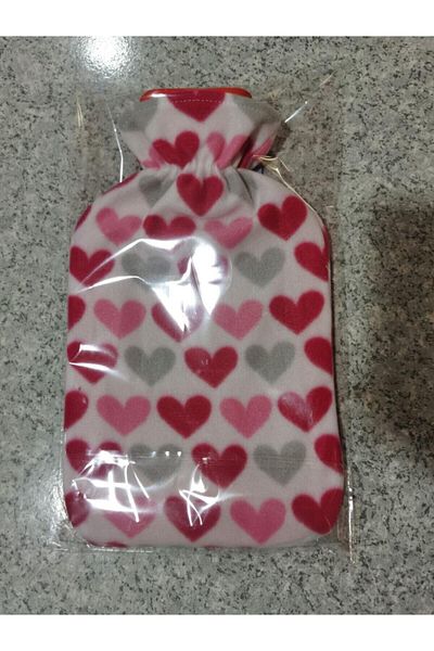 ARTİMED Women's Pink Thermofor Fleece Covered Hot Water Bag 2 lt